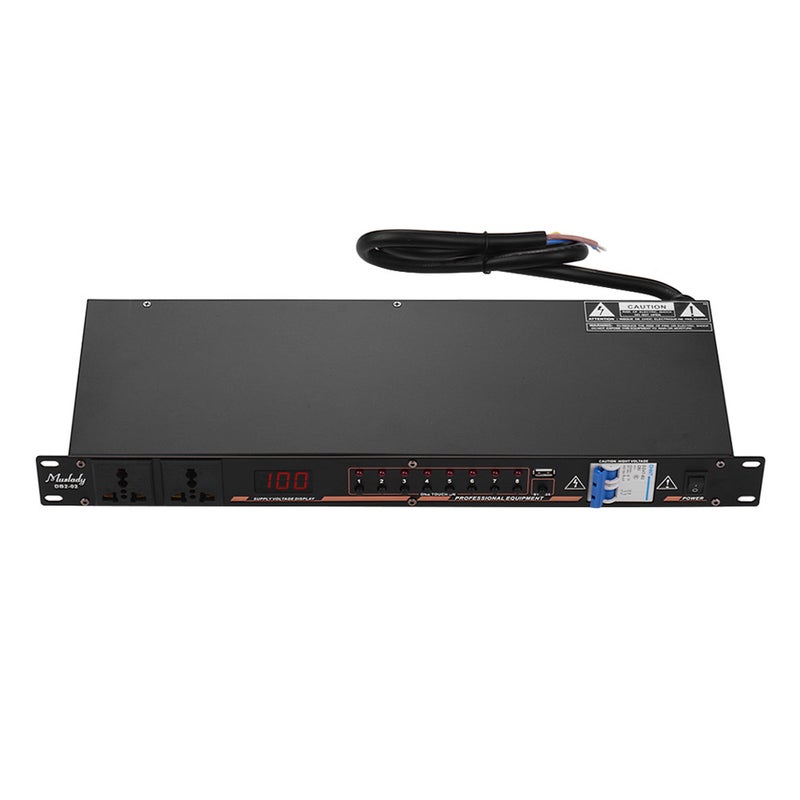Muslady DB2-02 10-outlet Rack Mount Power Sequence Controller And Supply Regulator  - Image 3