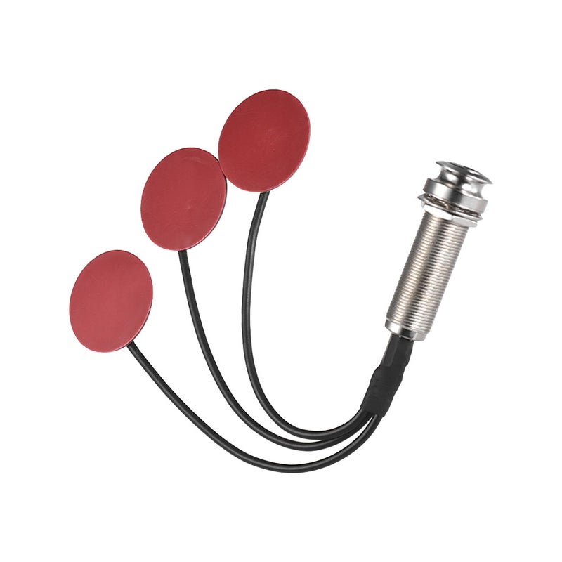 Self-adhesive Pickups Piezo Transducer 3 in 1 Microphone Contact