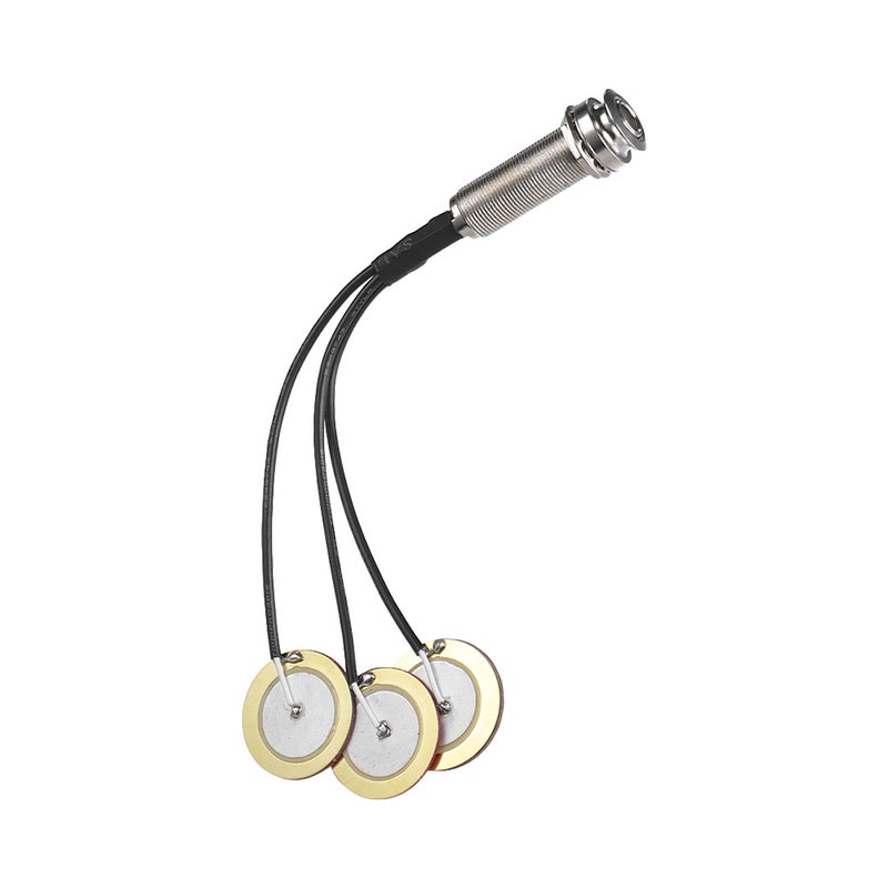 Self-adhesive Pickups Piezo Transducer 3 in 1 Microphone Contact