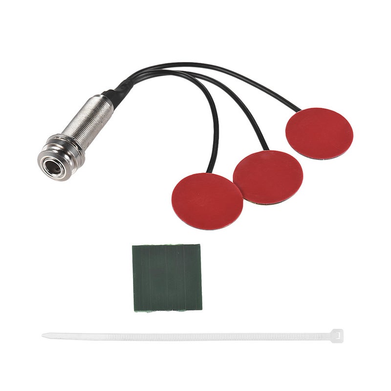 Self-adhesive Pickups Piezo Transducer 3 in 1 Microphone Contact