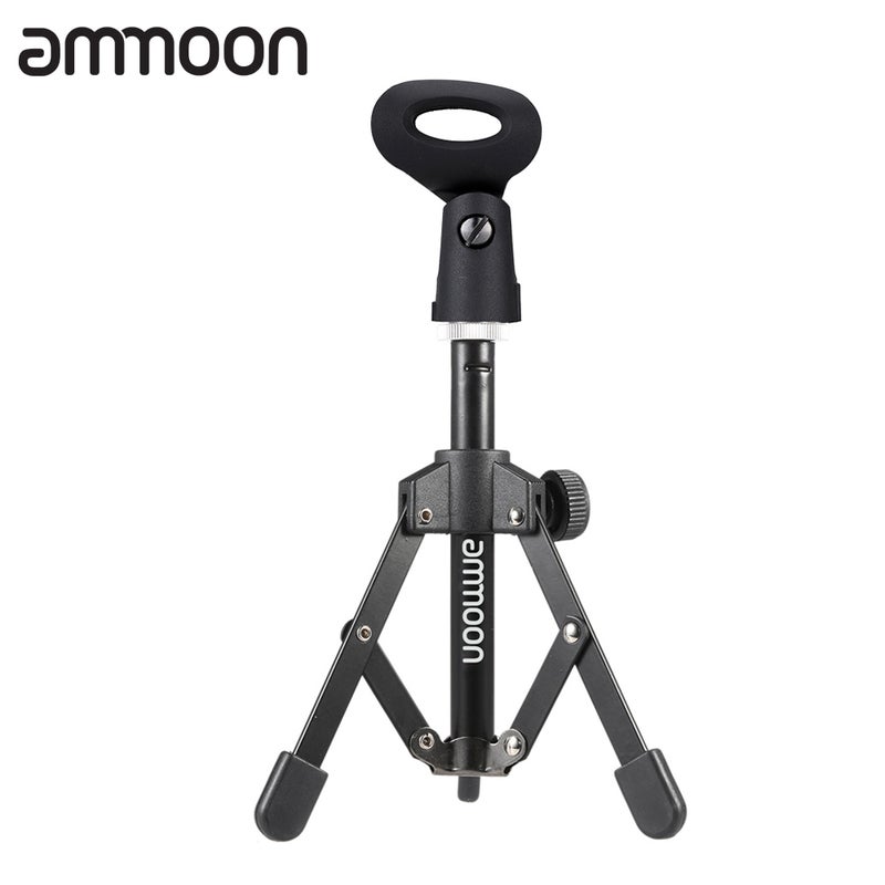 أمون حامل ميكروفون ثلاثي القوائم بحجم صغير وقابل للطي - Image 1