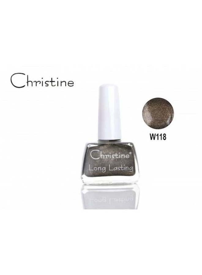 كريستين طلاء أظافر يدوم طويلاً أخضر لامع 118 - Image 2