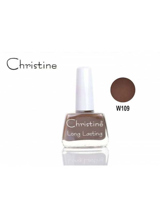 كريستين طلاء أظافر يدوم طويلاً بني 109 - Image 2