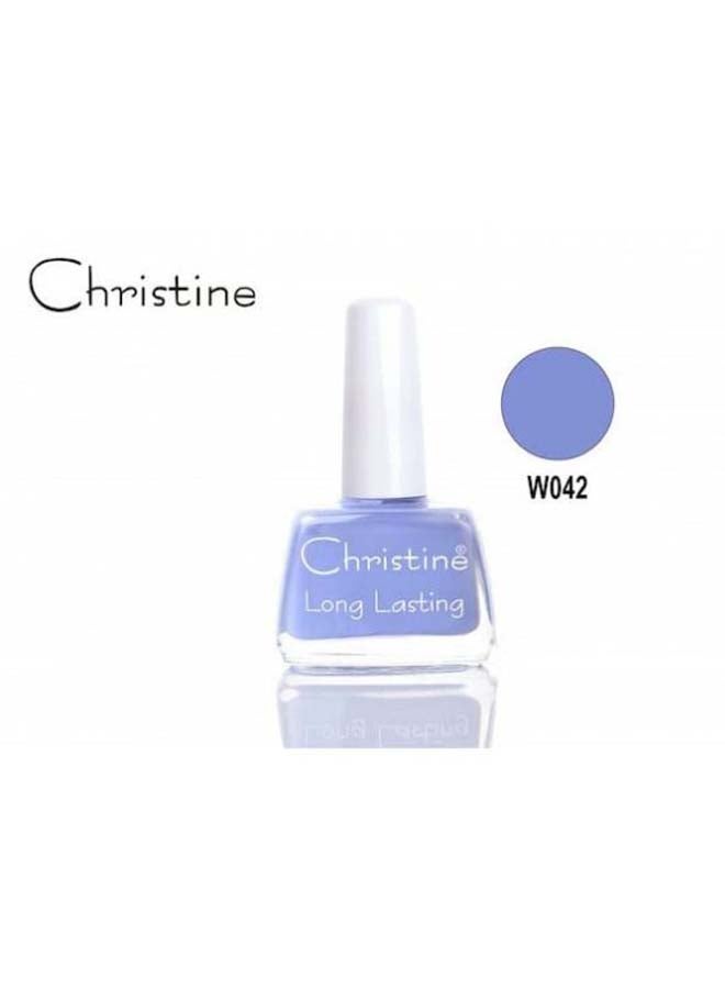 كريستين طلاء أظافر يدوم طويلاً لون أزرق درجة 42 - Image 2