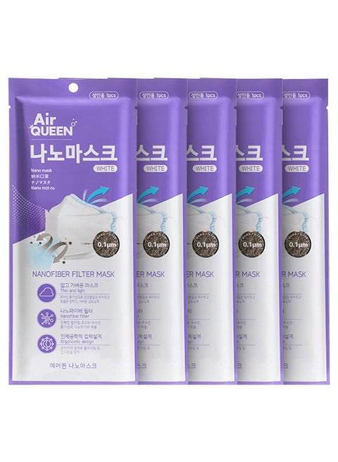 Pack Of 10 Nanofiber Filter Face Mask