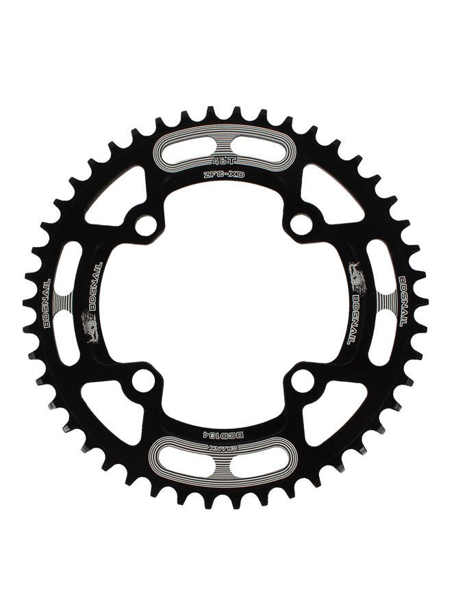 Generic 104BCD Mountain Bike Single Chain Ring Disc Narrow Wide Chainring 23*0.5*23cm  - Image 1
