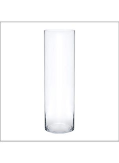 Glass Cylinder Vase Clear 12 x 50cm - v1605951064/N42528246A_1