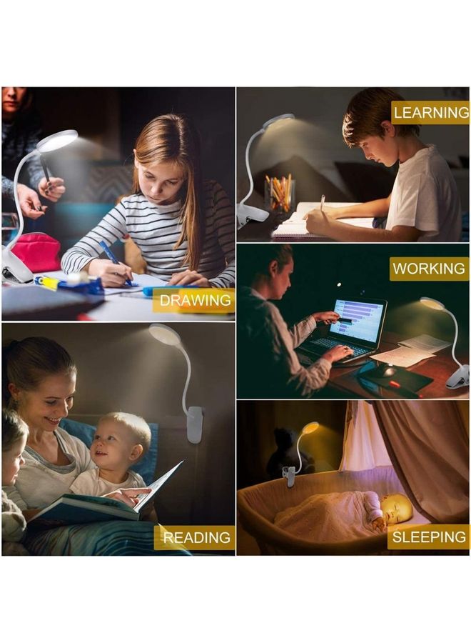 XiuWoo - Eye Protect LED Reading Light With Flexible Neck Multicolour - Image 1