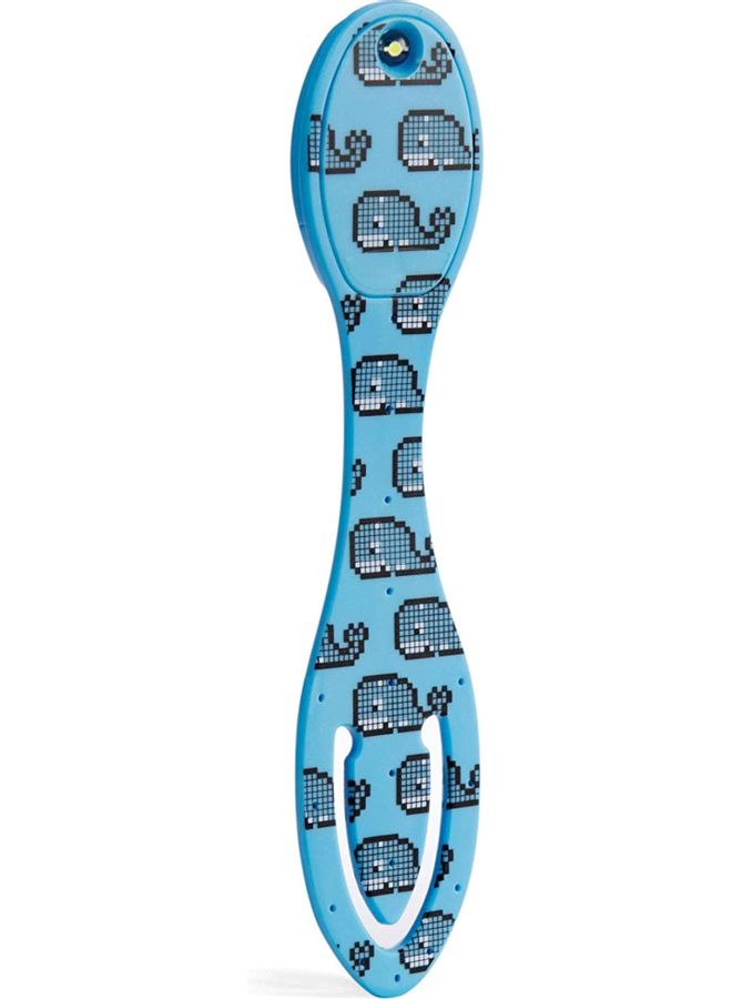 XiuWoo LED Reading Book Light Clip On Adjustable Travel Bookmark Lamp Blue - Image 1