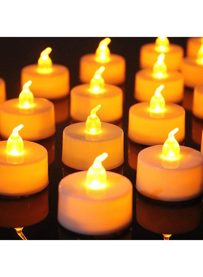 XiuWoo 24-Piece Fenvella LED Candle Tea Light Set White  - Image 1