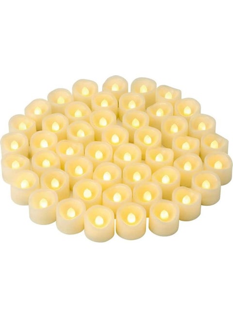 24-Piece Flameless LED Candle Tea Light Set Multicolour