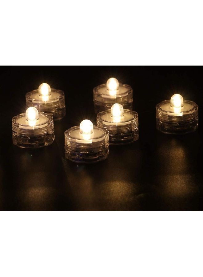 XiuWoo 12-Piece Submersible LED Tea Light Set Multicolour - Image 1