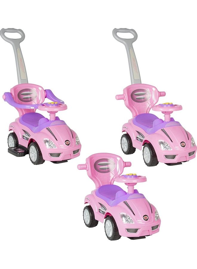 Cool Baby 3-in-1 Kids Push And Pedal Toddler Ride On Wagon Play Toy Stroller With Sounds, Handle, Horn 4kg - Image 2