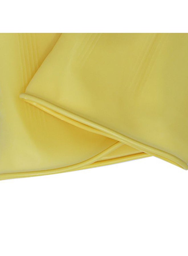 Pair Of Household Latex Cleaning Gloves Yellow XL - Image 5
