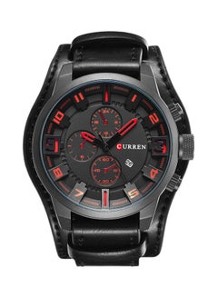 CURREN Men's Black Dial Black Wrist Watch - 42 mm - Black  - Image 1