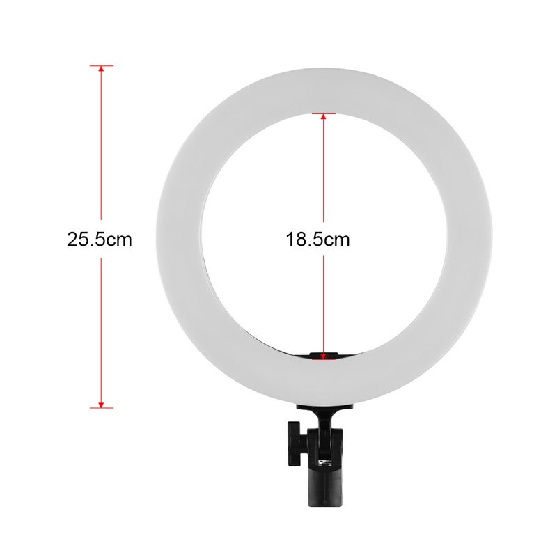Selfie-Ring Light with Mobile Holder Black - Image 2