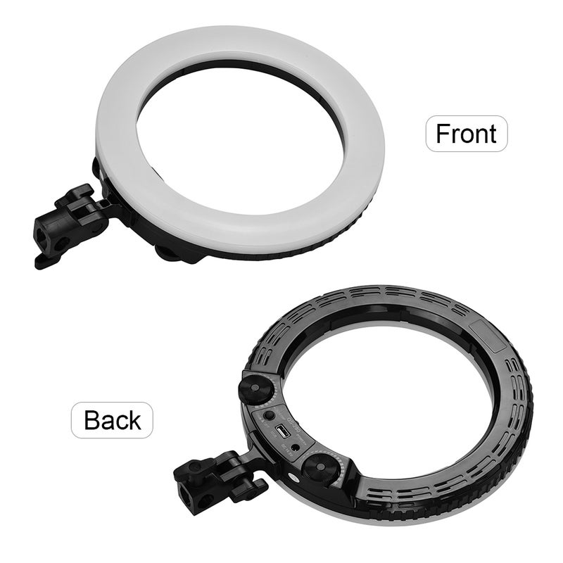 Selfie-Ring Light with Mobile Holder Black - Image 5