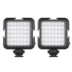 ANDOER 2 Piece 42 Ultra Bright LED Lights with Cold Shoe Mount Black  - Image 5