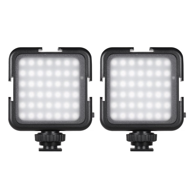 ANDOER 2 Piece 42 Ultra Bright LED Lights with Cold Shoe Mount Black  - Image 5