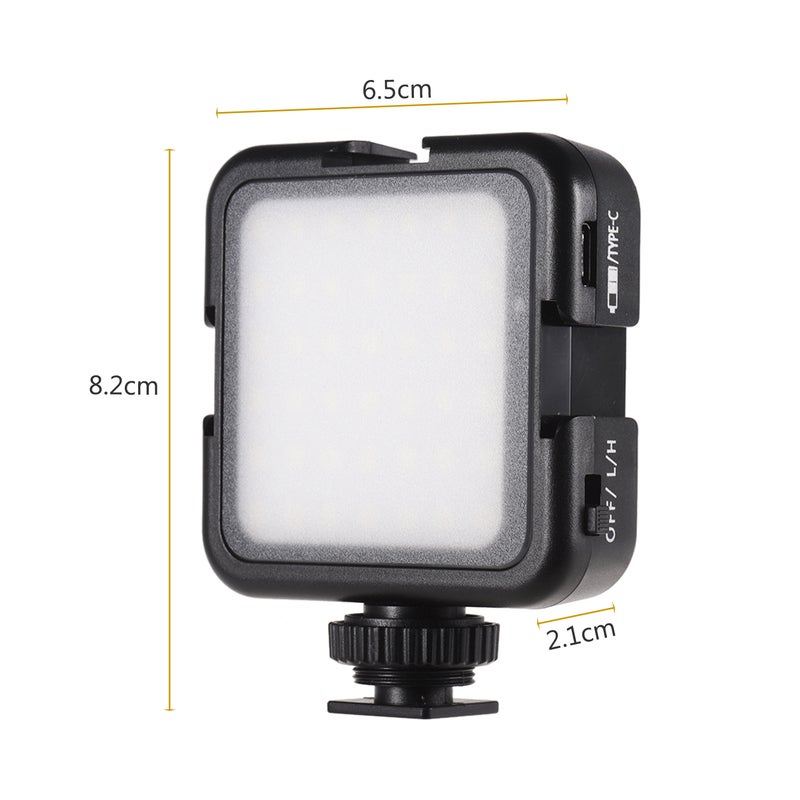 ANDOER 2 Piece 42 Ultra Bright LED Lights with Cold Shoe Mount Black  - Image 2