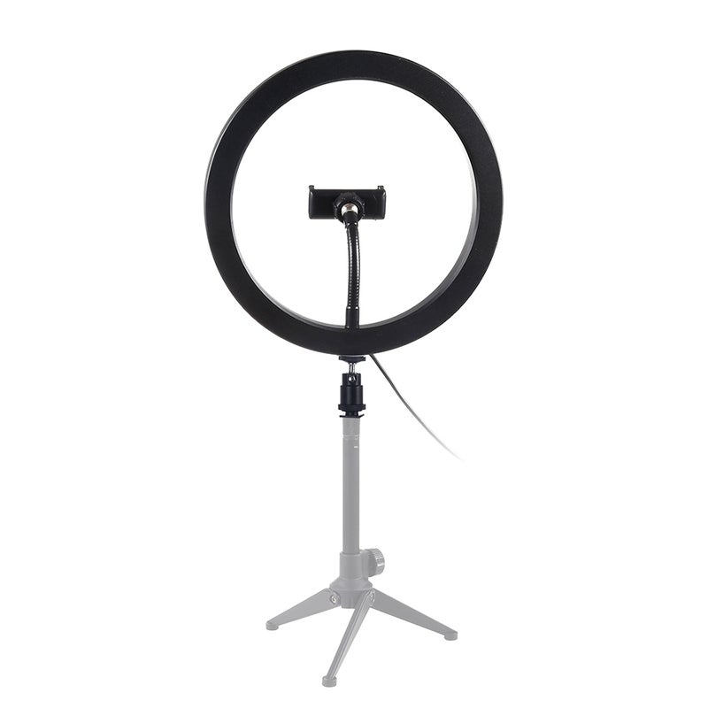Puluz 10 Inch Dimmable LEDs Ring Light with Mobile Phone Bracket Multicolor - Image 2