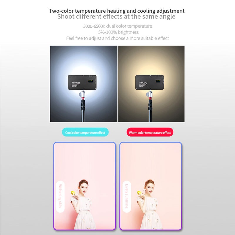 أندوير مصباح MFL-06 قابل للتعتيم ويحتوي على 180 قطعة من خرز LED متعدد الألوان - Image 2