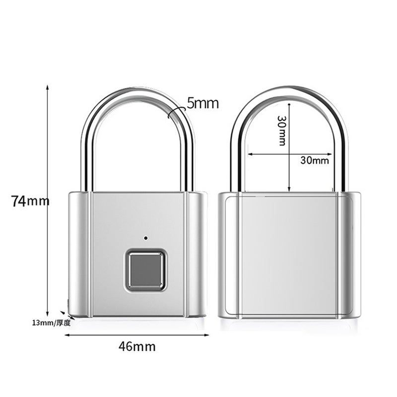 Keyless Smartlock Silver 12*7.5*2cm - Image 3