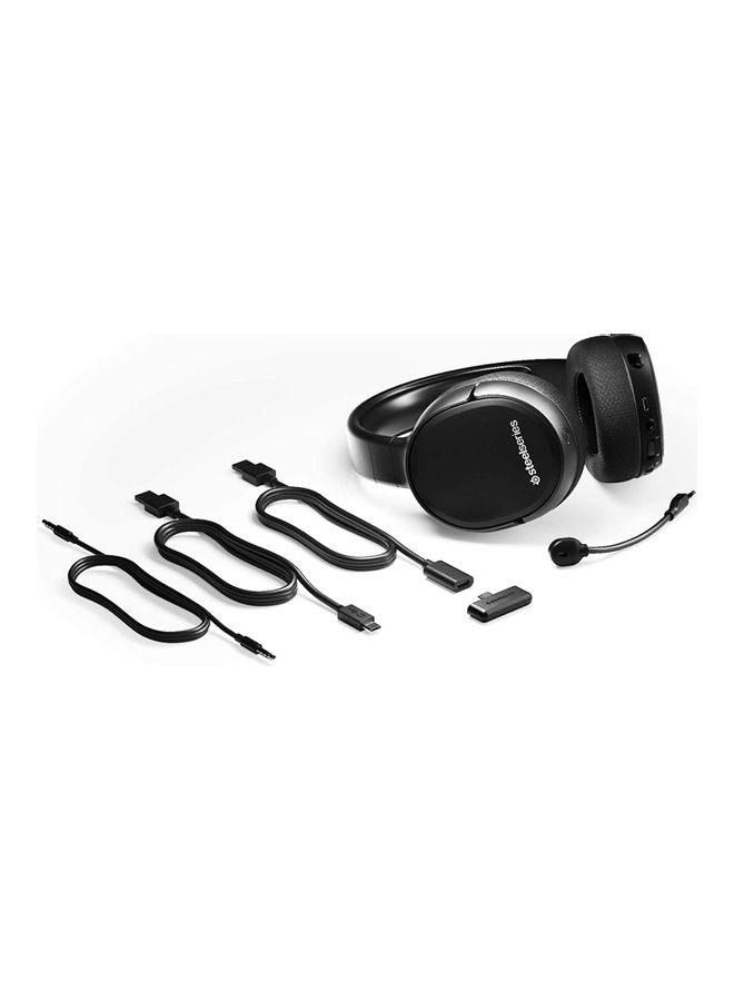 ستيل سيريز سماعة رأس آركتيس 1 لاسلكية للألعاب 4 في 1 مقاس 3.5 مم مزودة بموصل USB لصوت محيطي دقيق بمستوى ضغط 98 ديسيبل - Image 3