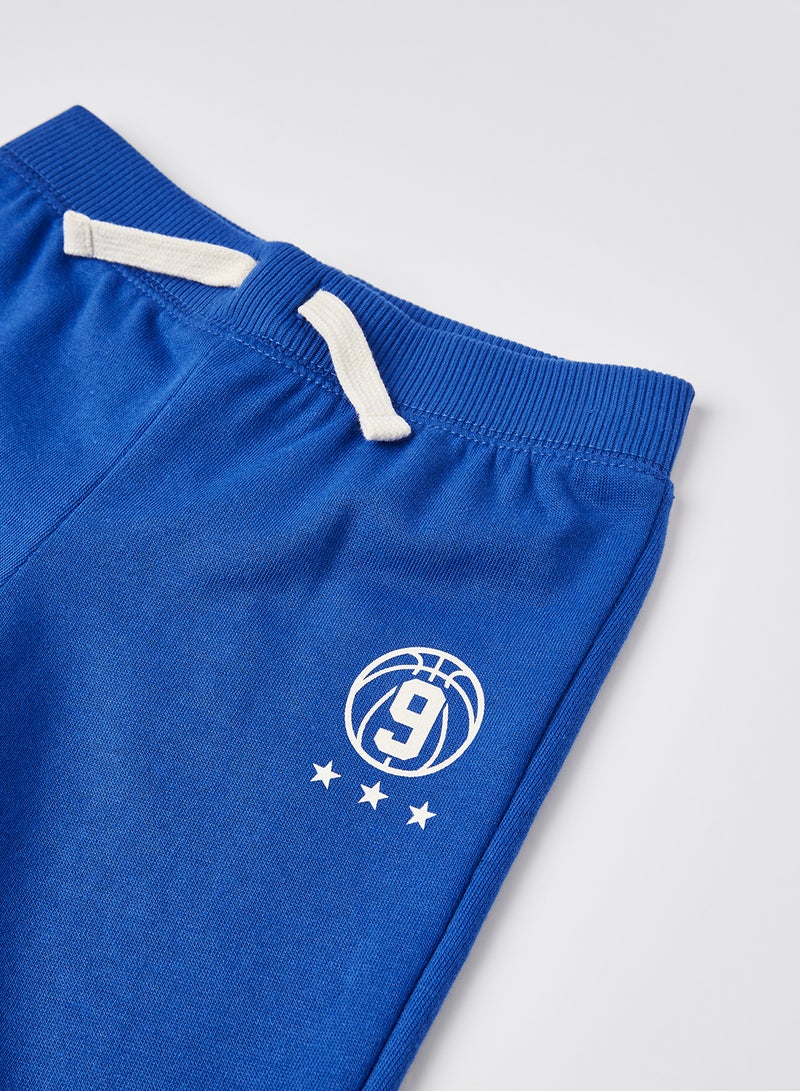 The Children's Place - Kids Solid Joggers Renew Blue - Image 1