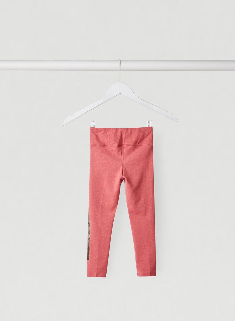 The Children's Place - Kids Glossy Stripe Leggings Shortcake - Image 1