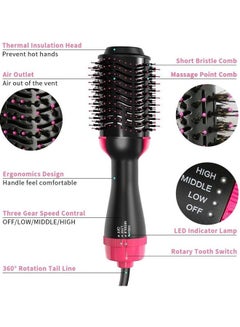 Generic One Step Hot Air Dryer And Styling Brush Black 33cm  - Image 2