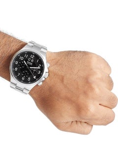 FOSSIL men Round Shape Chronograph Wrist Watch - Silver - CH2902  - Image 4