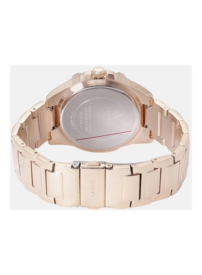 GUESS women Rose Gold Analogue Watch - Image 2