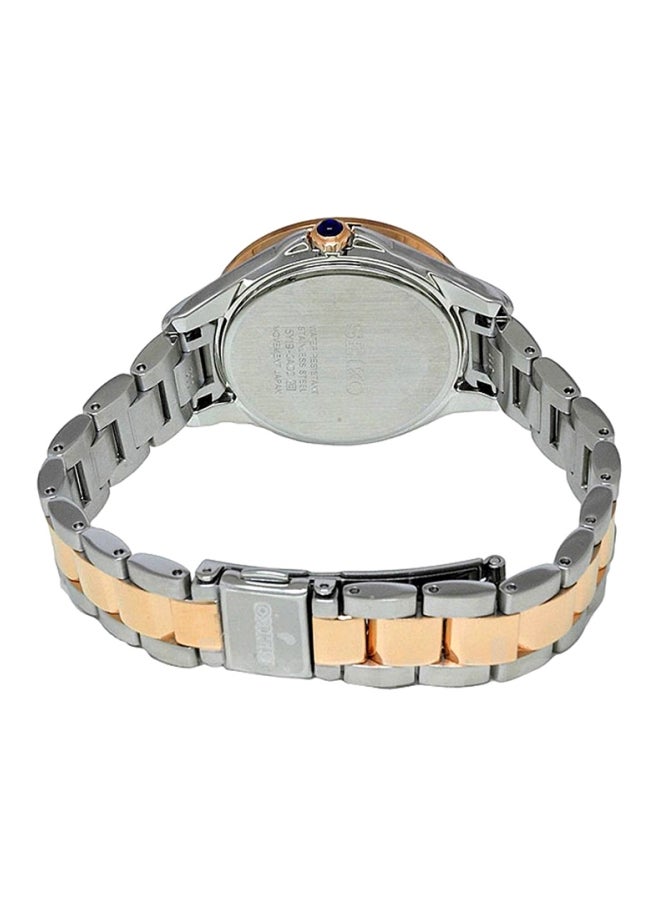 Seiko - women Round Shape Stainless Steel Chronograph Wrist Watch 33 mm - - SKY670P1 - Image 1