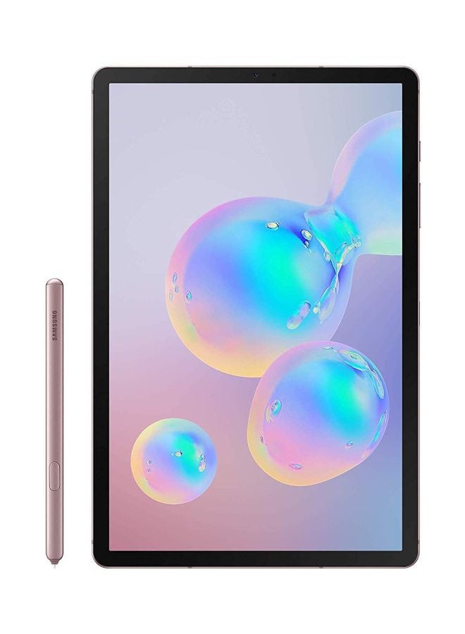 Samsung - Galaxy Tab S6 (2019) 10.5 Inch, 128GB, 6GB RAM, Wi-fi, 4G LTE, Rose Blush - UAE Version - Image 1