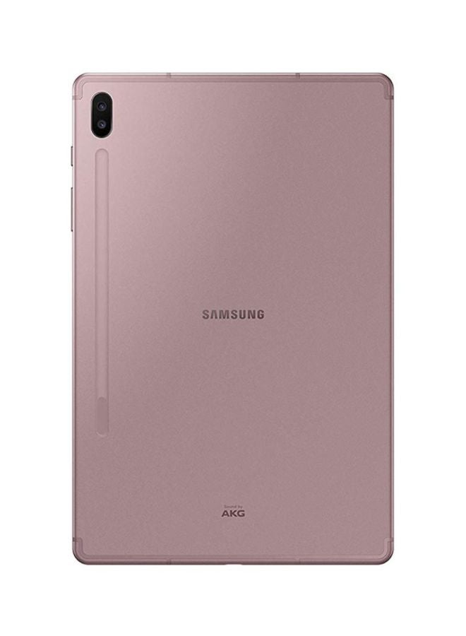 Samsung - Galaxy Tab S6 (2019) 10.5 Inch, 128GB, 6GB RAM, Wi-fi, 4G LTE, Rose Blush - UAE Version - Image 1