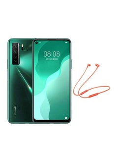 Nova 7 SE Dual SIM Crush Green 8GB RAM 128GB 5G LTE With 122 mAh FreeLace Bluetooth In-Ear Headphones