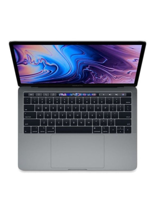 Apple - MacBook Pro Touch Bar Laptop With 13.3-Inch Retina Display, Core i5 1.4GHz Quad Processor/8GB RAM/128GB SSD/Intel Iris Plus Graphics 645/English Keyboard 2019 Space Gray - Image 1