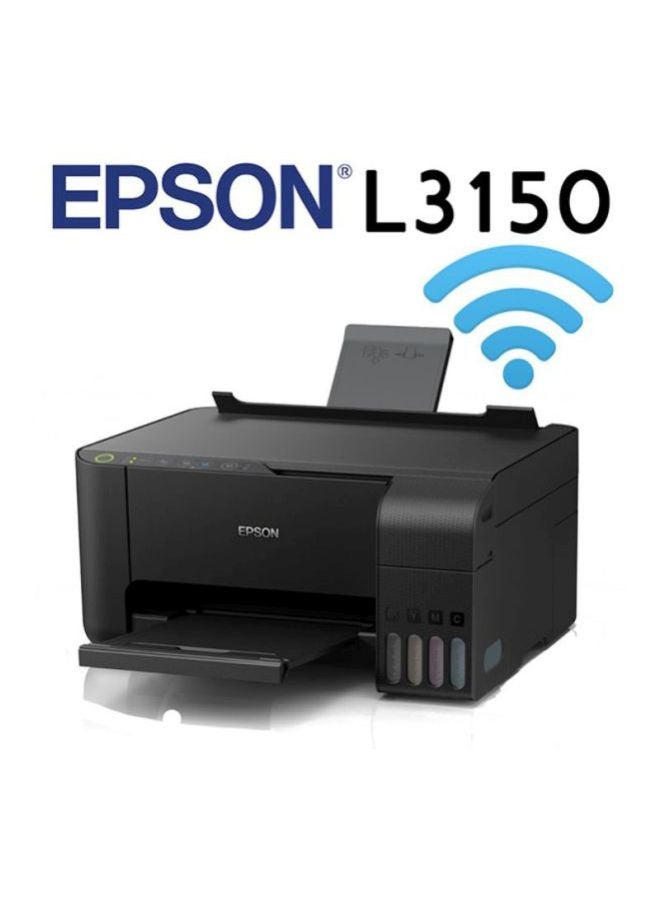 Inkjet Printers All-In-One Printer With Print/Wifi/Ink Tank Function Black
