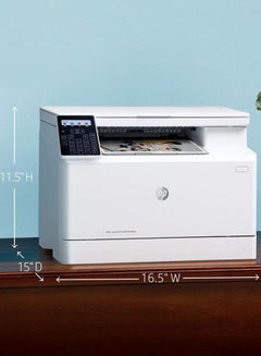 HP MFP M182n Color LaserJet Pro Printer 11.5x16.5inch White  - Image 5