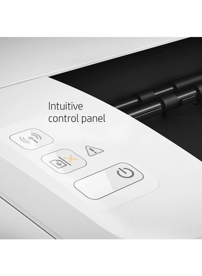 HP - LaserJet Pro M15w Laser Printer With Mobile Print And Scan Function,W2G51A White - Image 1