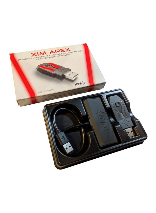 XIM APEX - Mouse And Keyboard Adapter For Consoles Black/Red - Image 1