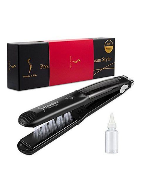 450f Professional Multi-function Ceramic Spray Steam Hair Straightener Black 36.0x13.5x6cm