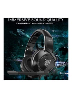 Generic K19 3.5mm Wired Gaming Headset Over Ear Headphone Black  - Image 2