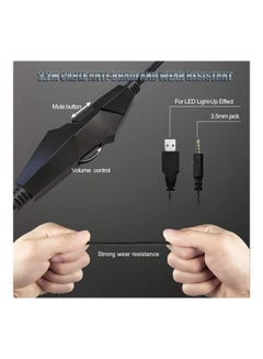 Generic K19 3.5mm Wired Gaming Headset Over Ear Headphone Black  - Image 4