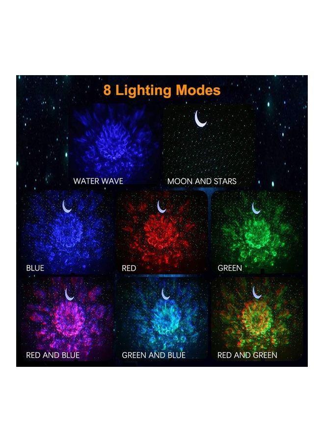 ماركة غير محددة - جهاز بروجيكتور ألفيكو ستار بإضاءة LED ليلية 3 في 1 أزرق - Image 1