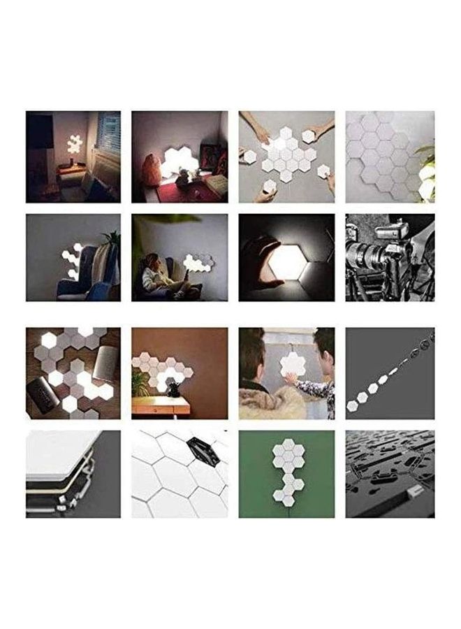 مجموعة مصابيح LED ذكية ومصقولة مكونة من 6 قطع أسود - Image 3