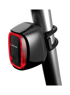Generic Waterproof Bicycle Intelligent Brake Tail Lamp Black  - Image 1