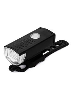 Generic Waterproof Bicycle Light USB Rechargeable Black  - Image 1