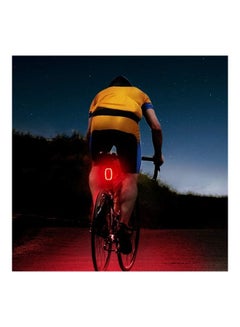 Generic Waterproof Bicycle Intelligent Brake Tail Lamp Black  - Image 3